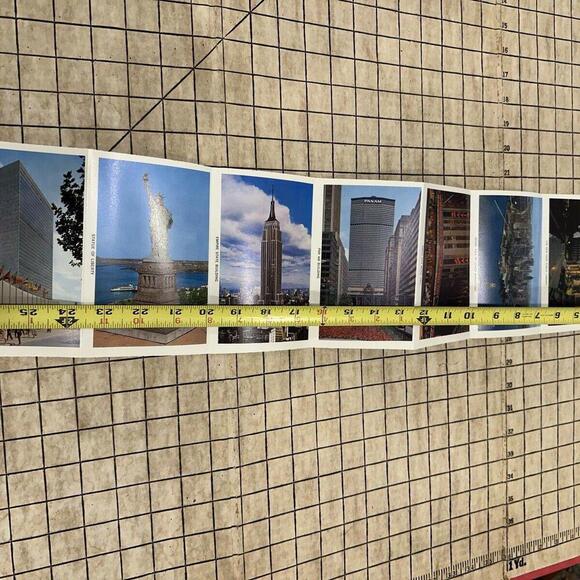 Old Vintage NEW YORK Post Cards Fold Out‎ Set The WONDER CITY Views Made USA - Picture 3 of 9